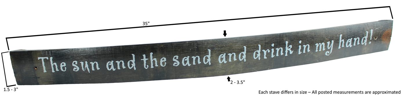 "The Sun and the Sand and Drink in My Hand!"
