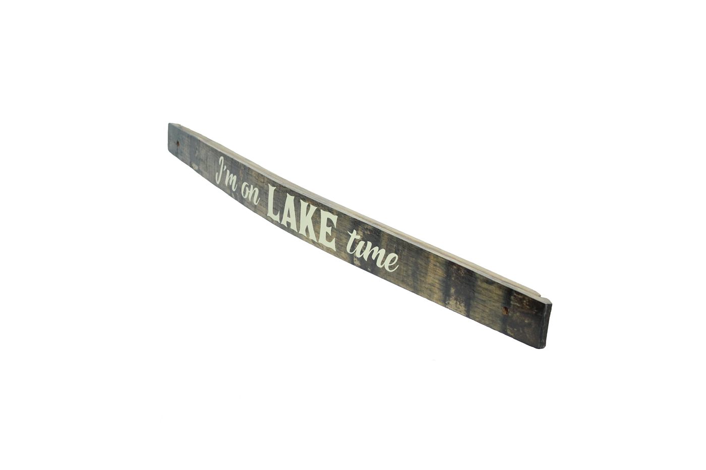 "I'm on Lake Time"