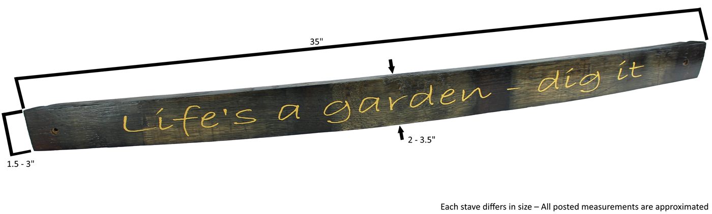 "Life's a Garden - Dig It"